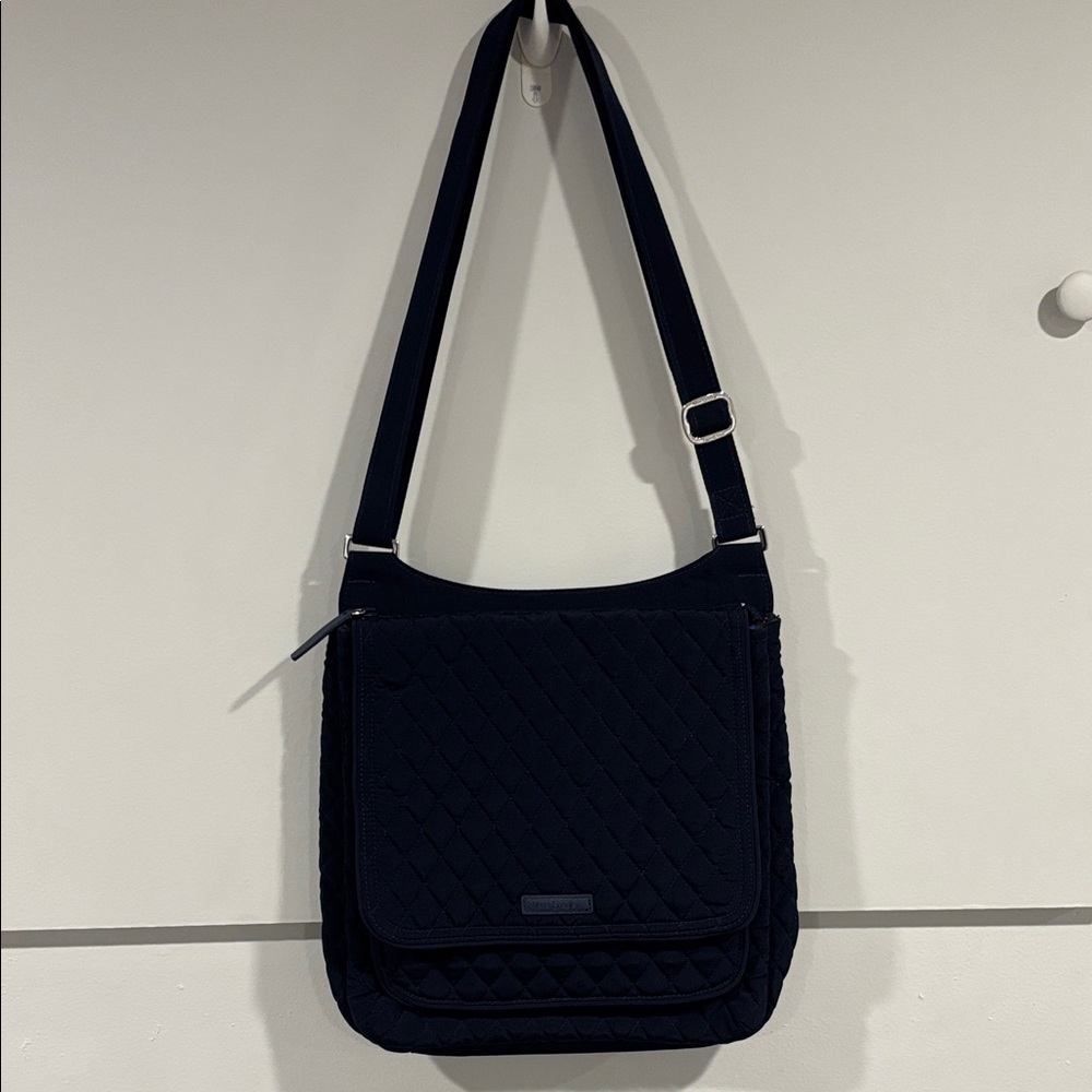 Vera Bradley Dark Blue Quilted Crossbody Bag